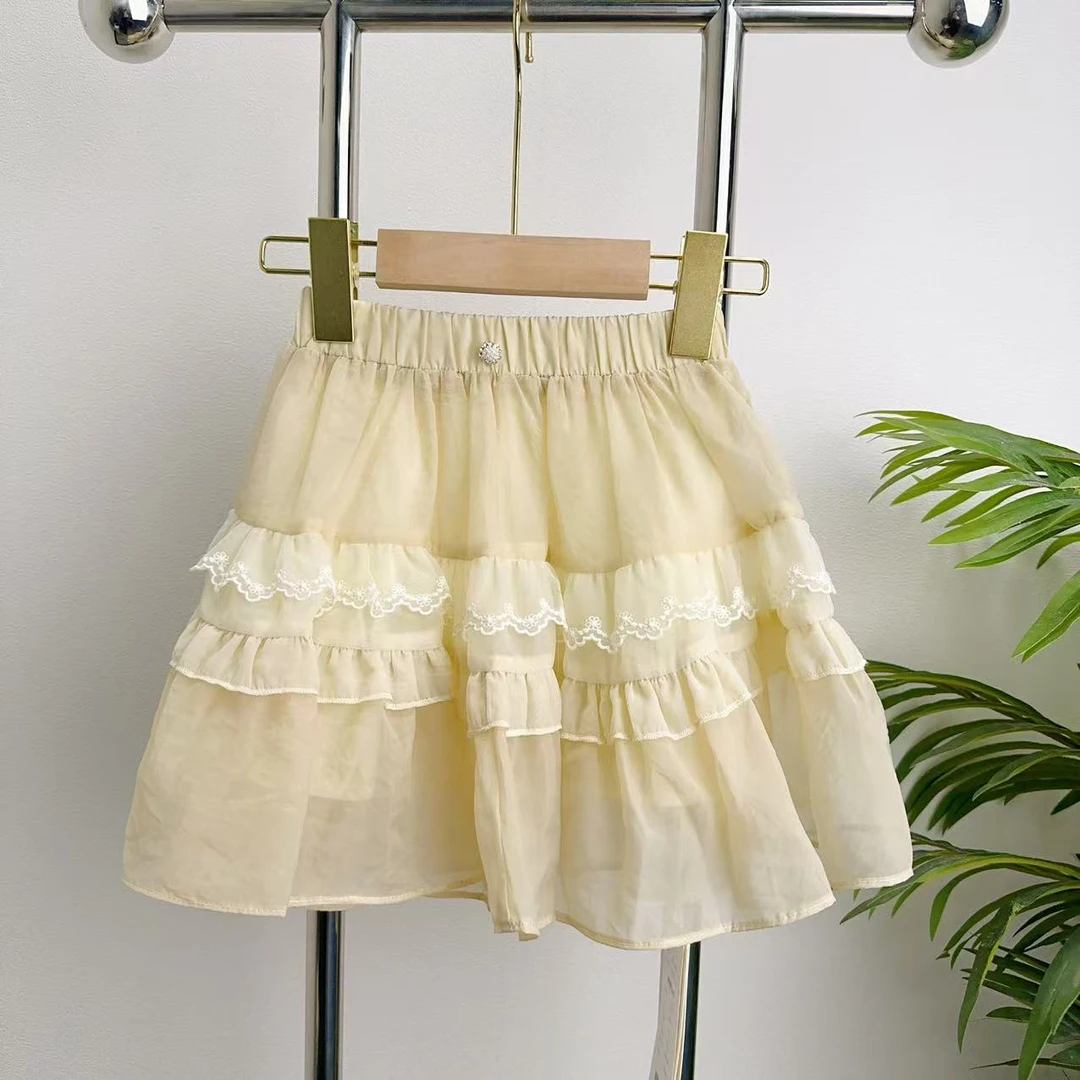 【G257】米白色腰裙B7-6