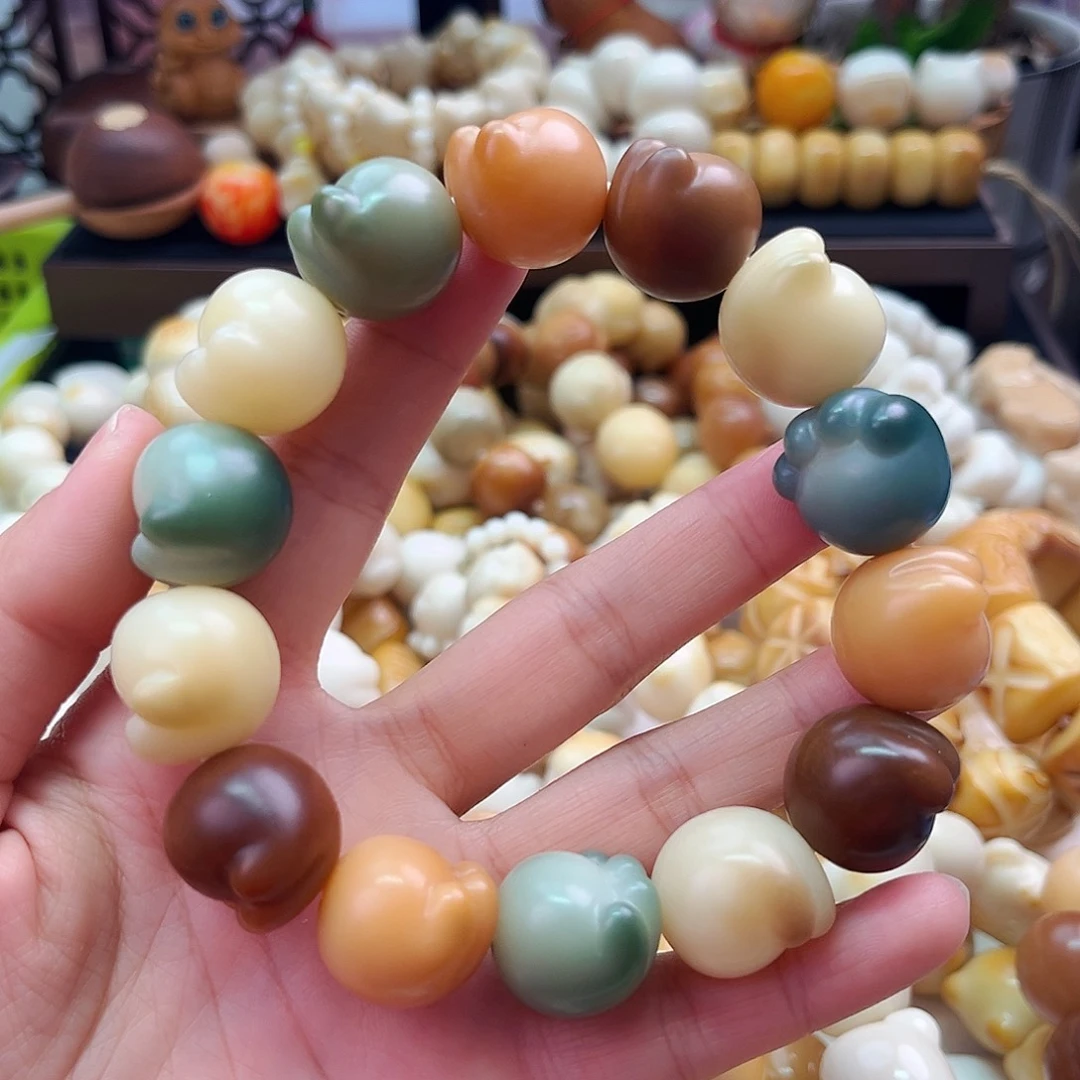 菩提根/象牙果手串新品-菩提小猫爪-高品油亮透润