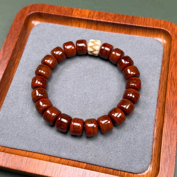 非金属珐琅手链 藏式精美吞噬手串1.2