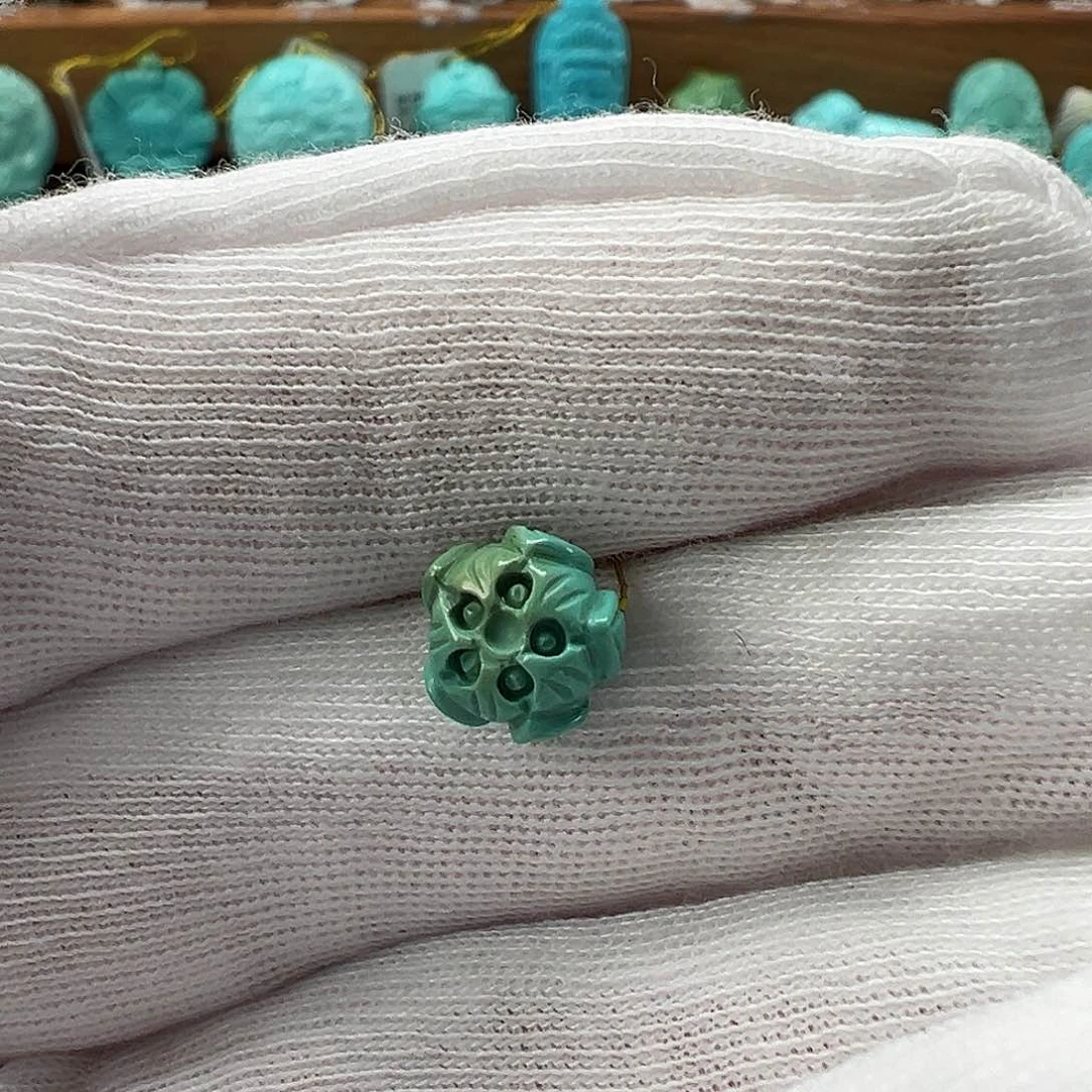 绿松石莲花 未镶嵌