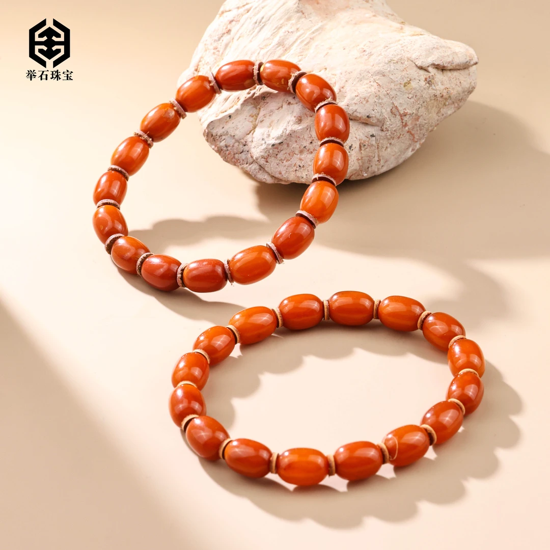 【举石臻品】TH1022-798-01310蜜蜡手串（一件/多样性发）O