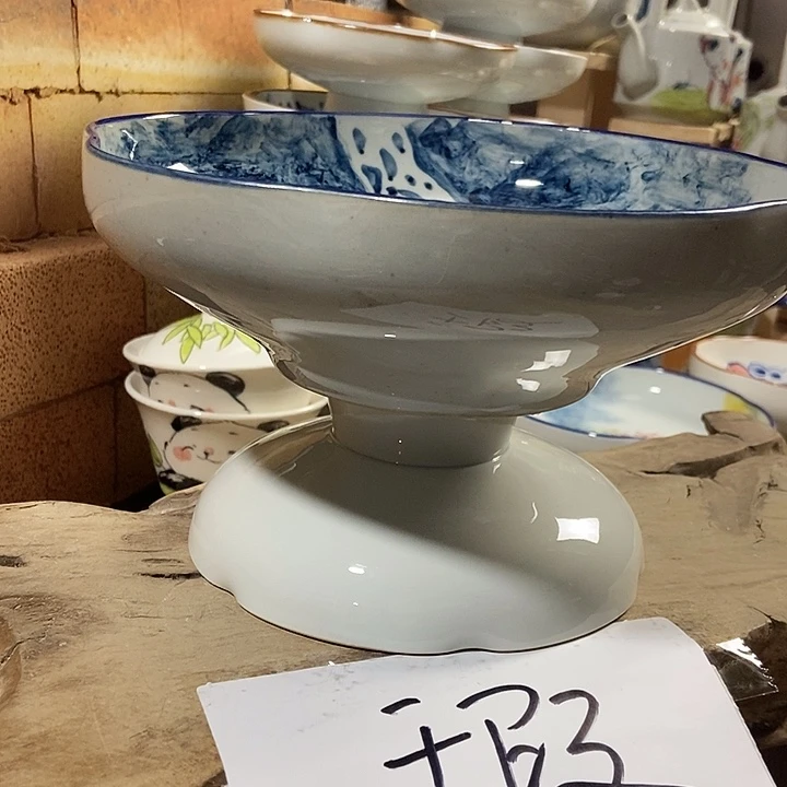 微瑕 景德镇手绘高温釉下彩