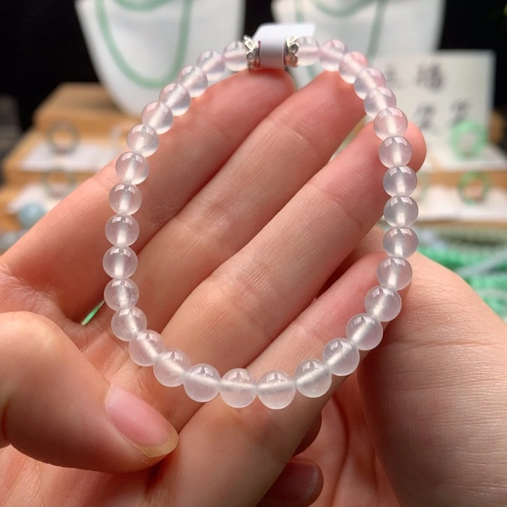 未镶嵌手串翡翠天然缅甸A货翡翠卡5.7mm