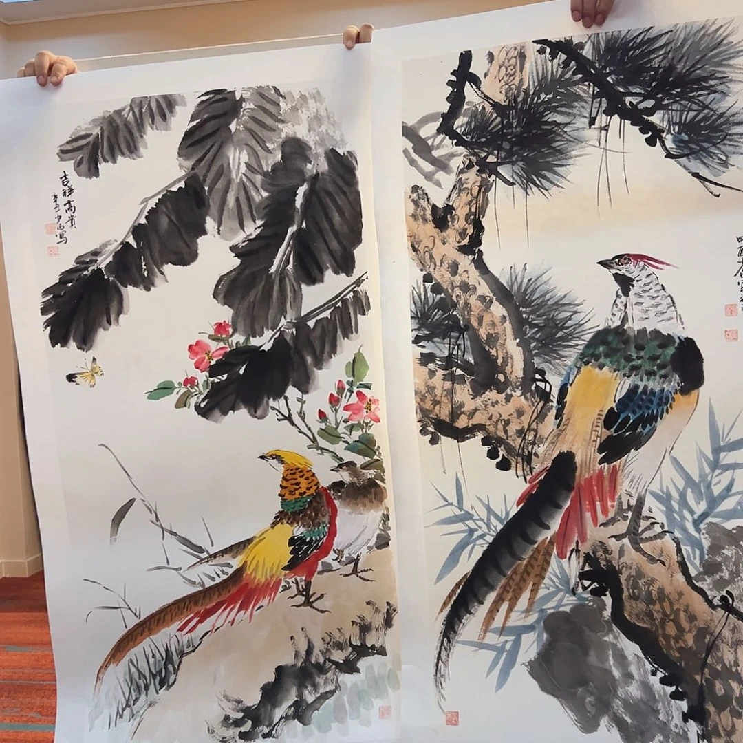 国画书法作品欣赏，书法作品