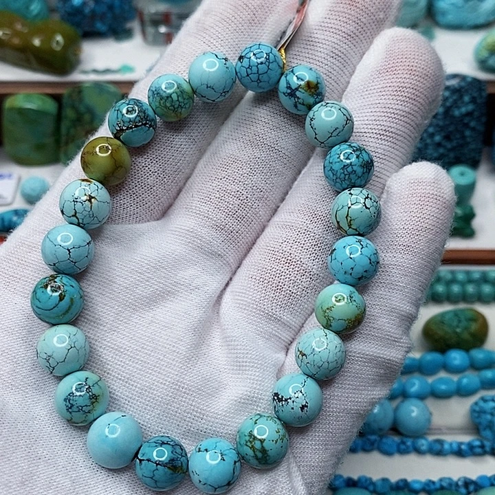 绿松石未镶嵌天然原矿 地大质检