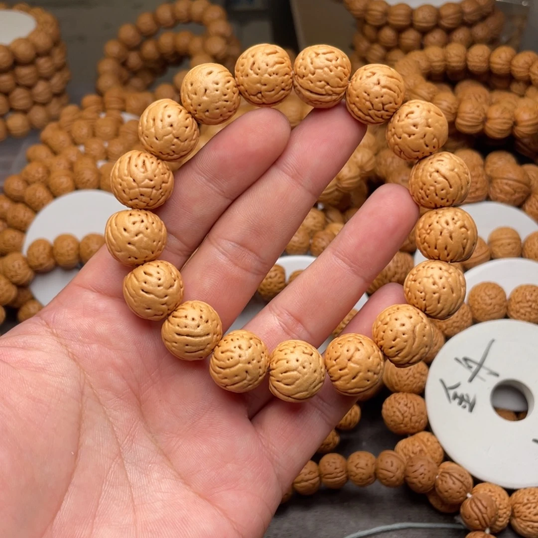 帅***忧桃核手串桃核金丹闪5