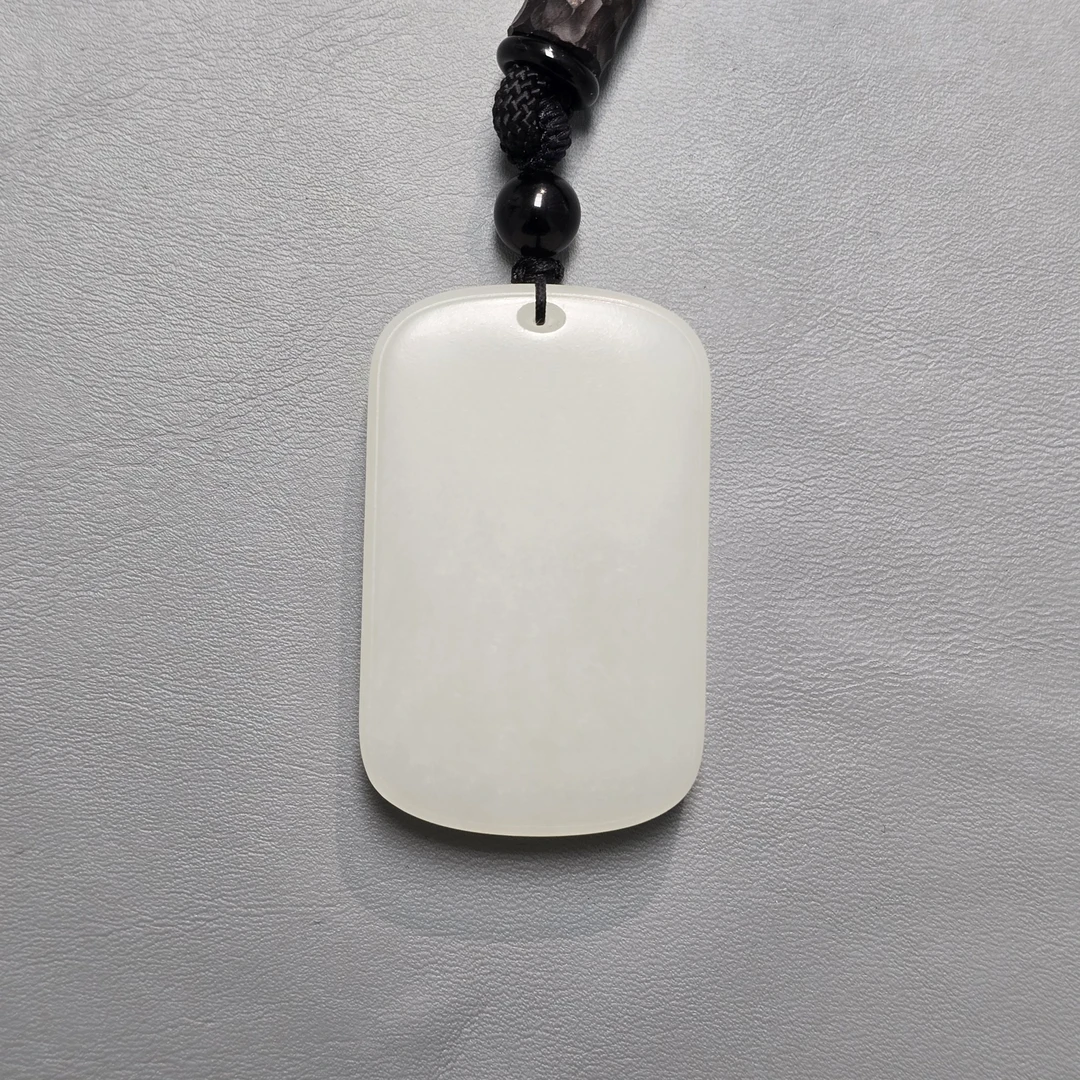 天然和田玉无事牌三五牌型