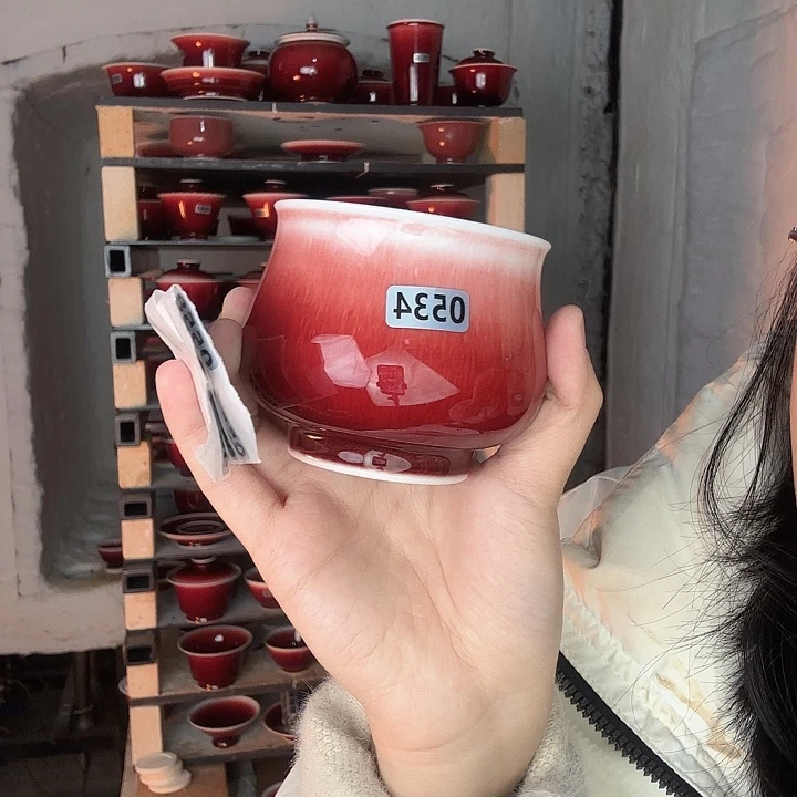 瓷片景德镇郎红陶瓷