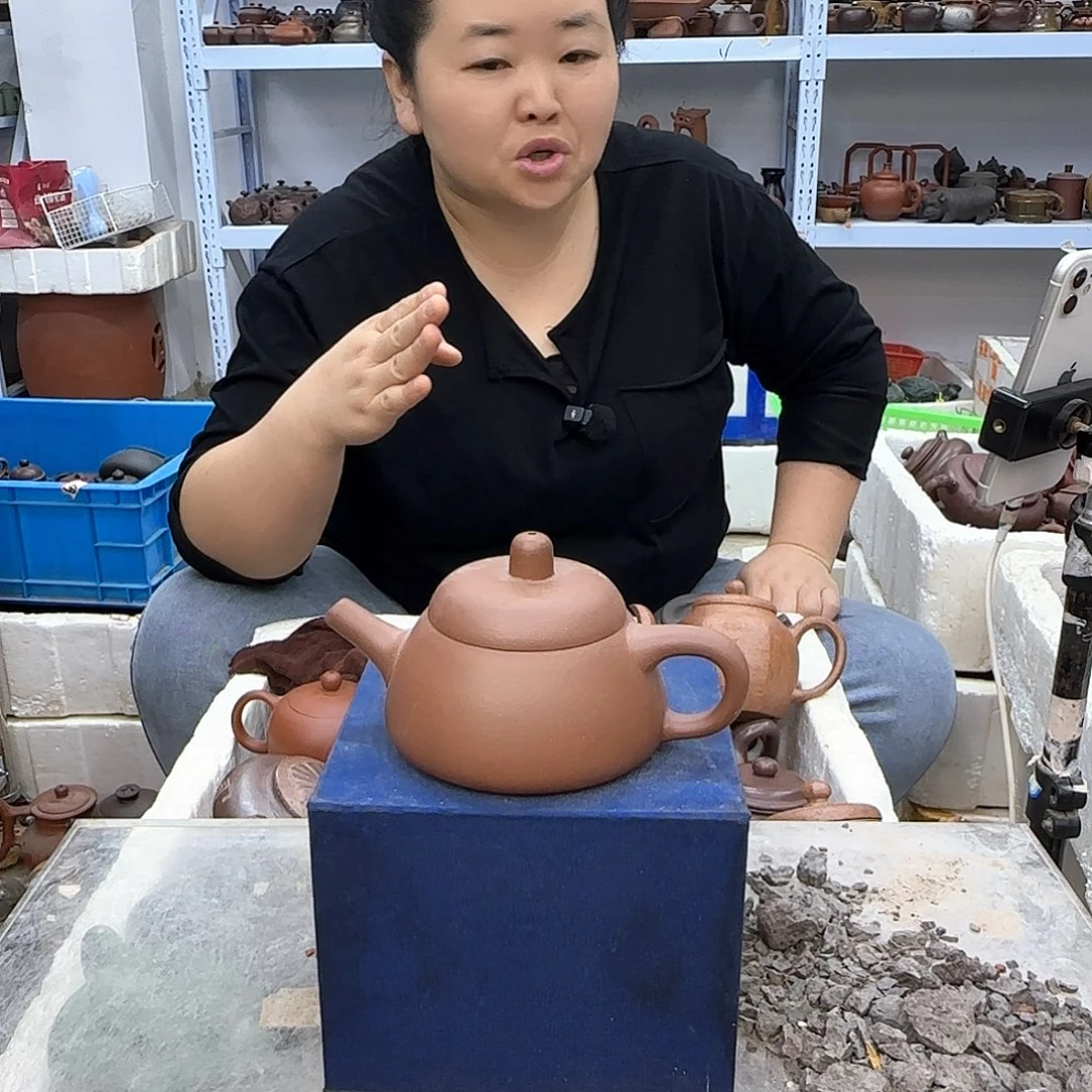 紫砂茶壶宜兴紫砂壶原矿手工制作瑕疵处理