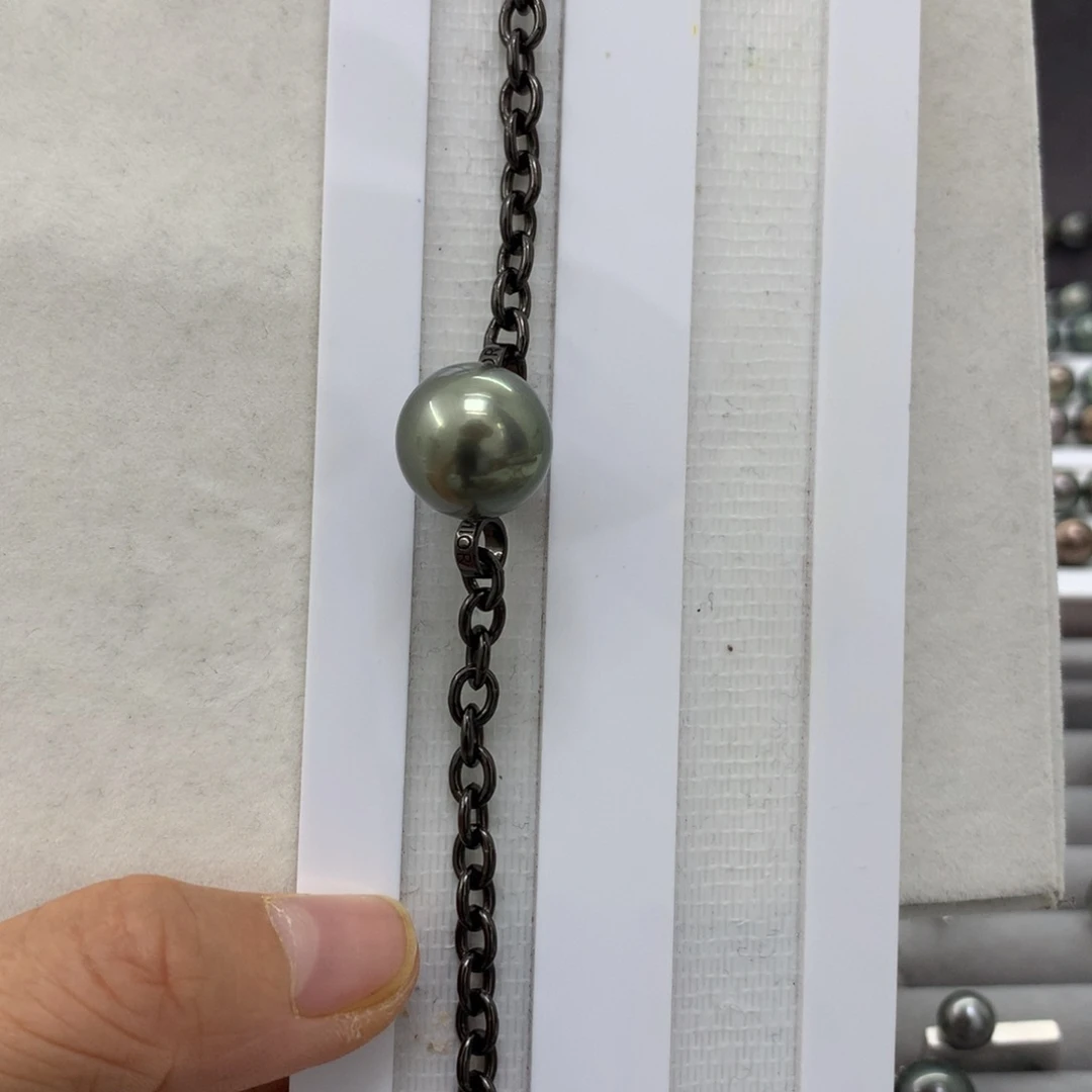 银S925镶嵌海水珍珠手绳隆**?