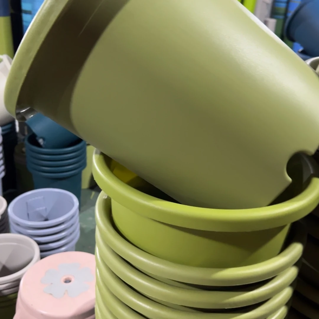 树脂四季盆7#无拖果绿微瑕6