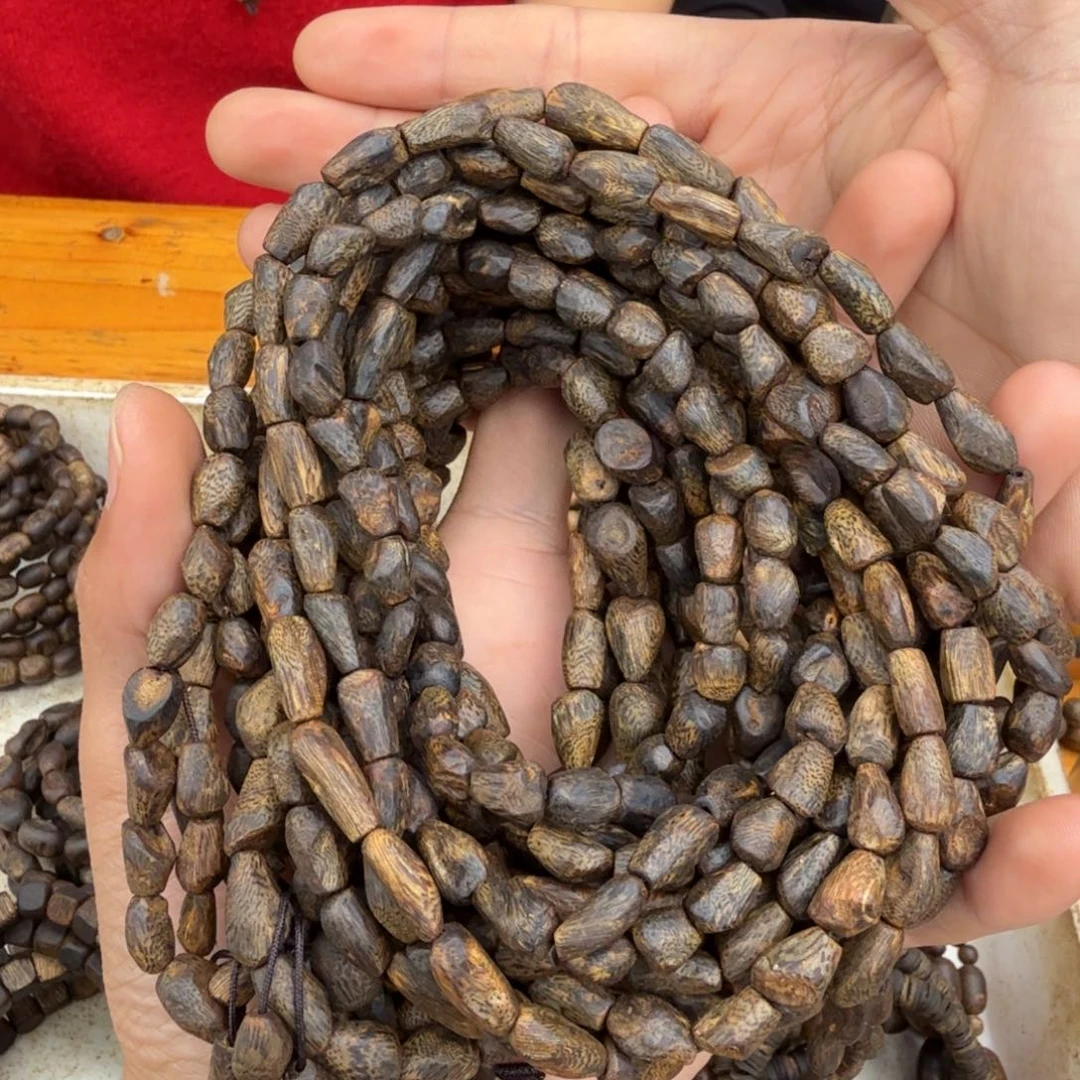 沉香手串三圈沉水包壳16克多样性发一