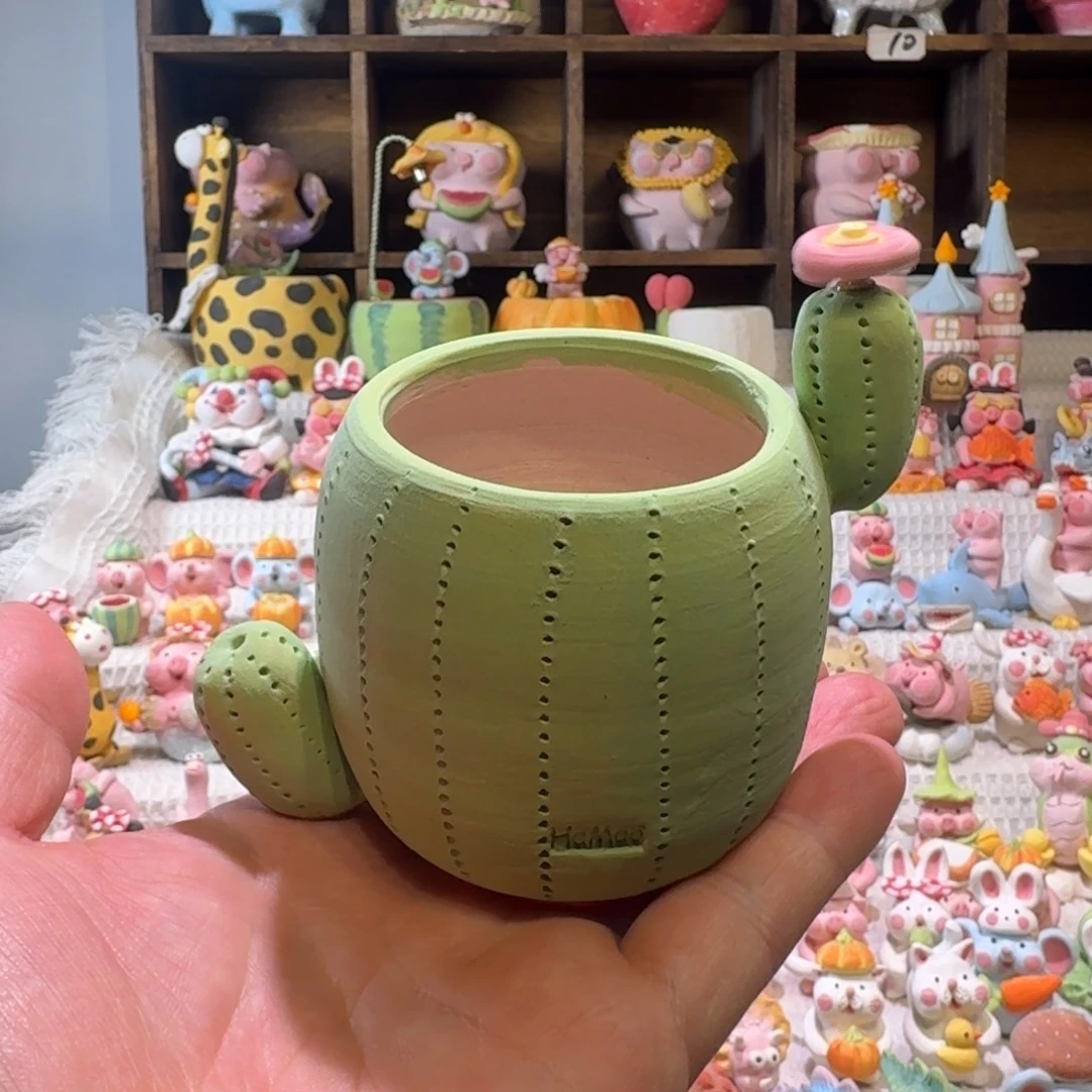 厂家直销手工花盆摆件