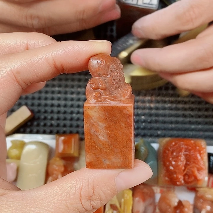 寿山石现场直播手工