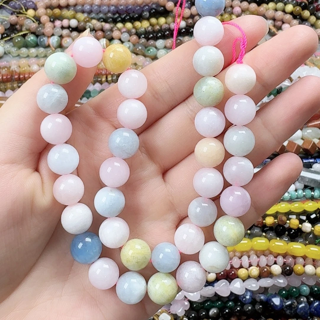 玛瑙/玉髓合金珠宝半成品卡10摩根石一条