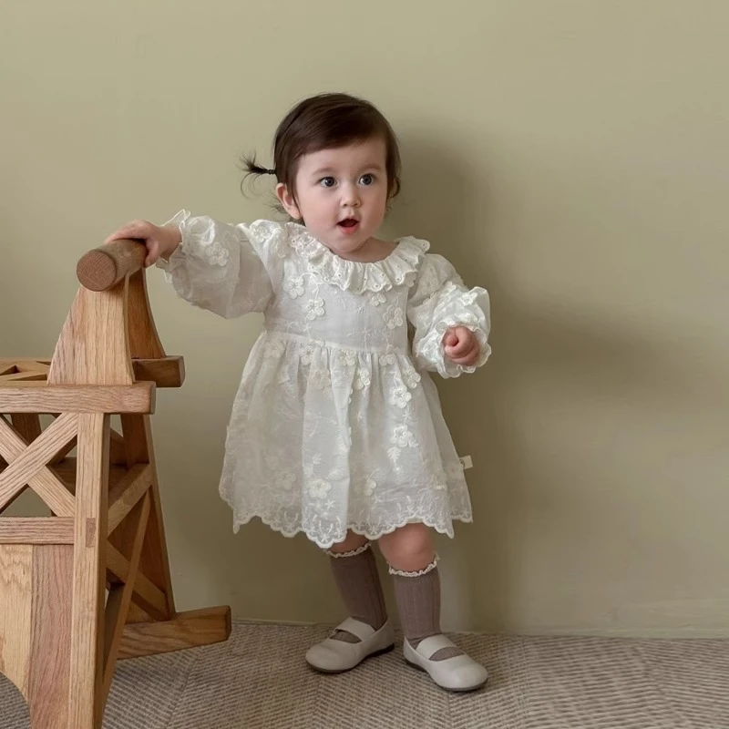 女童连衣裙秋季洋气裙子宝宝秋装可爱公主裙周岁女宝礼服女孩衣服