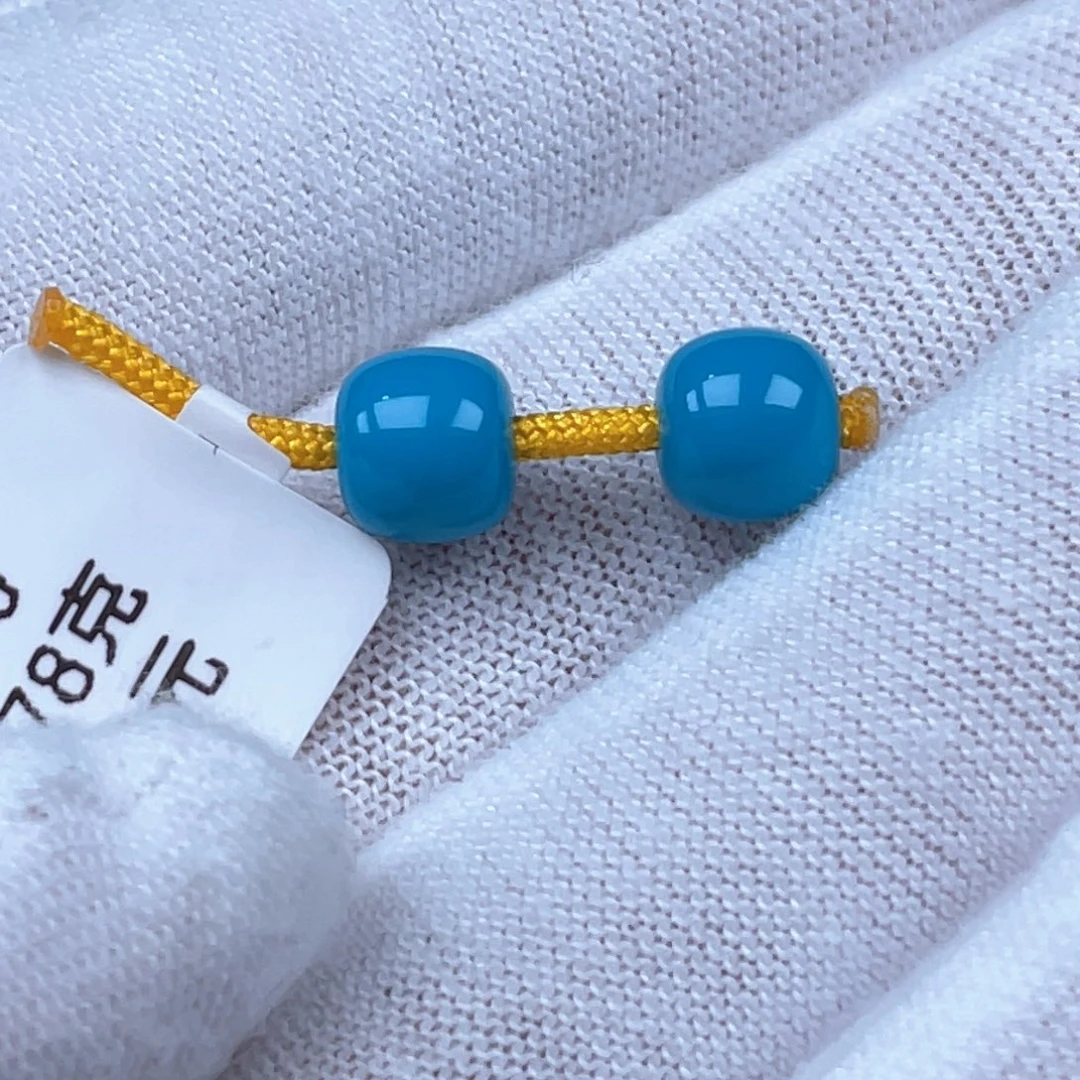 绿松石未镶嵌挂件6.3mm