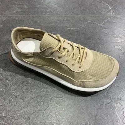 路易圣戈希男鞋2024夏季新款小丑鞋宽脚高脚面脚肥鞋透气冰丝布鞋