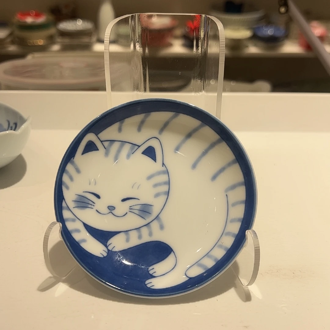 小***歪陶可可爱爱猫猫小碟子1个