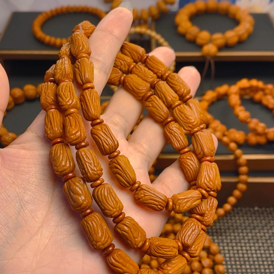 T***文吊坠桃核秦岭森林09