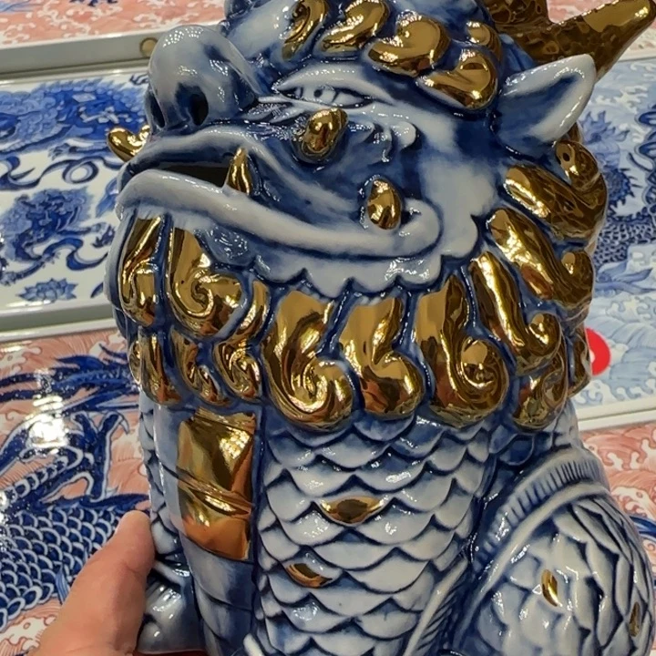 派***星景德镇手工手绘陶瓷