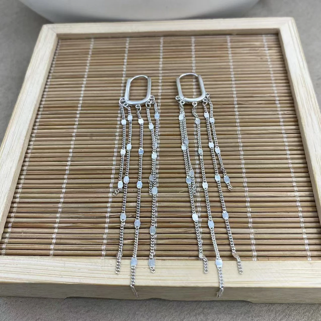 足银耳饰 精美足银耳坠-v416-多样性发一