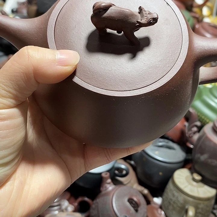 紫砂茶壶 角磕盖磕