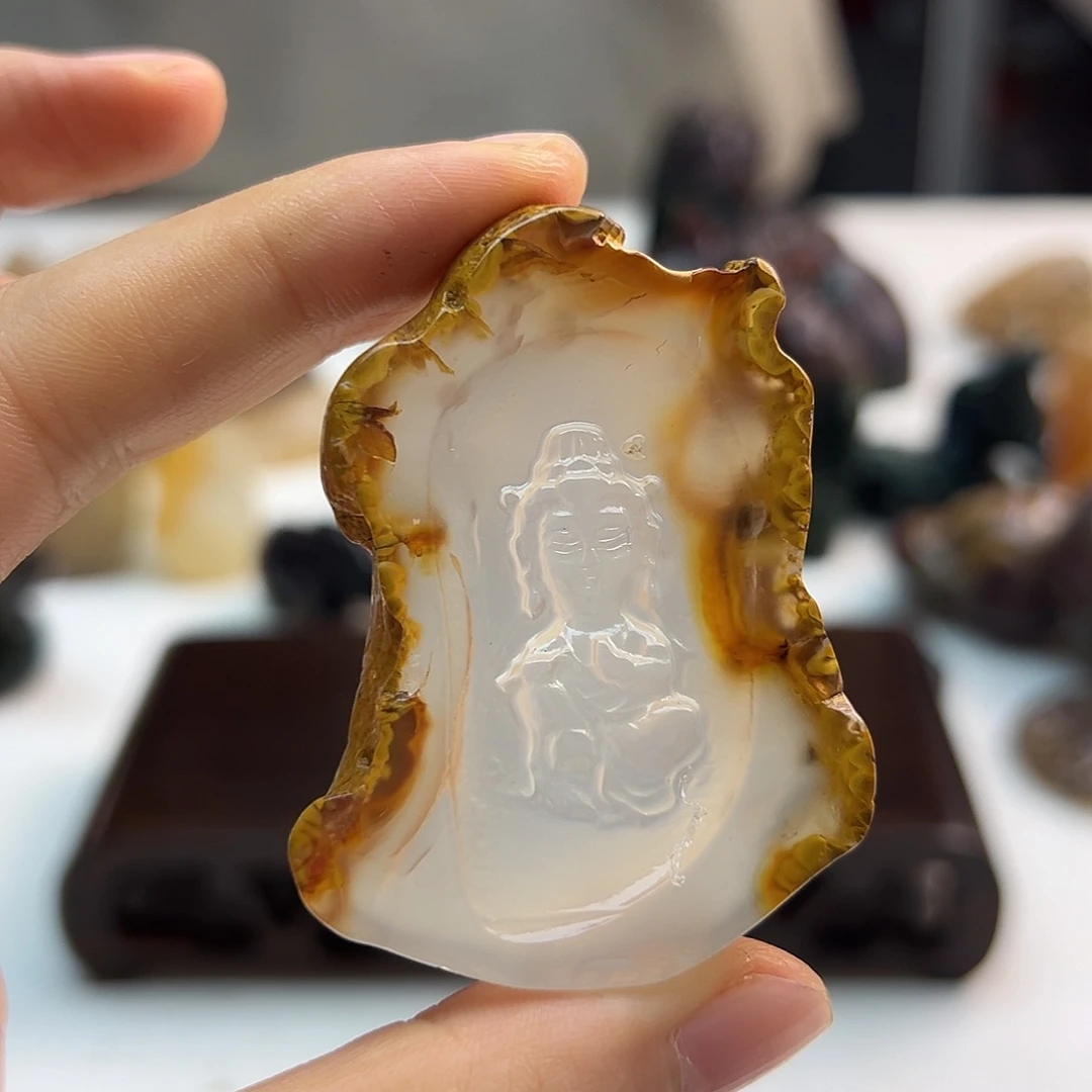 玛瑙/玉髓未镶嵌颈饰