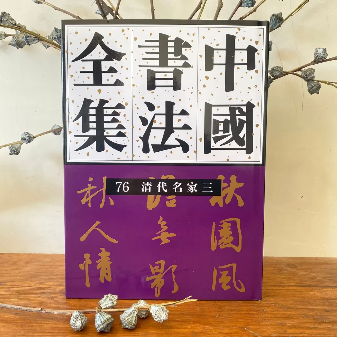 中国书法全集 76 清代名家三 晚清名家作品选