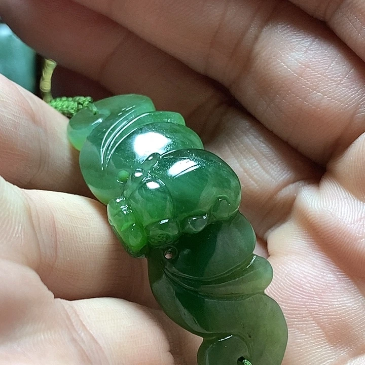 和田玉（碧玉）挂件未镶嵌