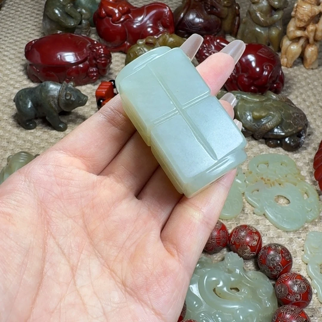 白玉菩提吊坠挂件