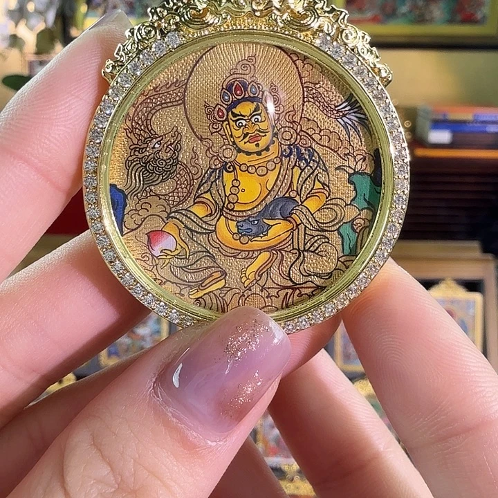 吊坠金唐黄C纯手绘维玛