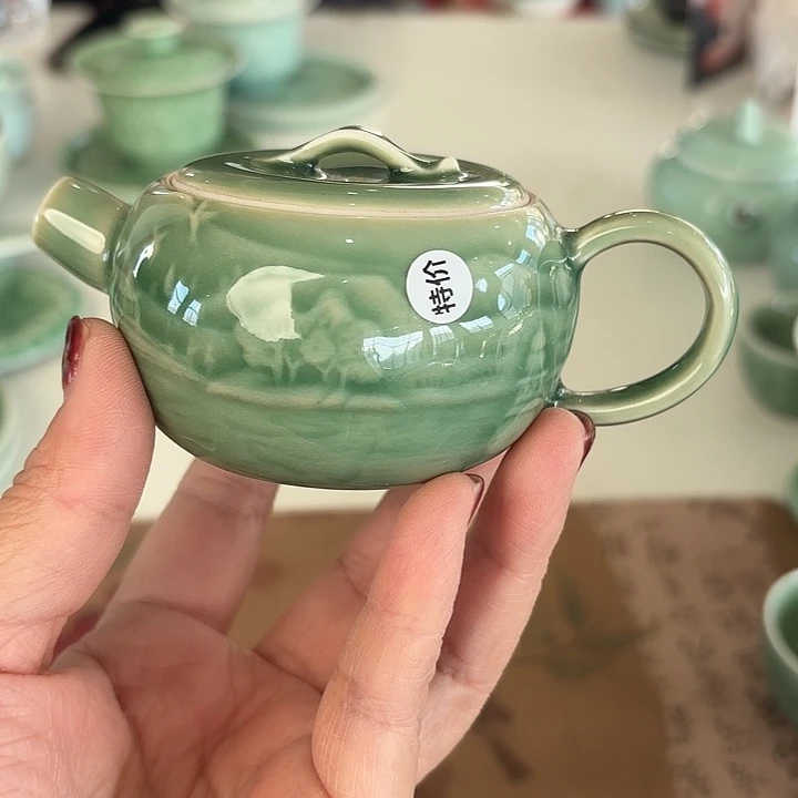 龙泉云间青瓷小米茶器