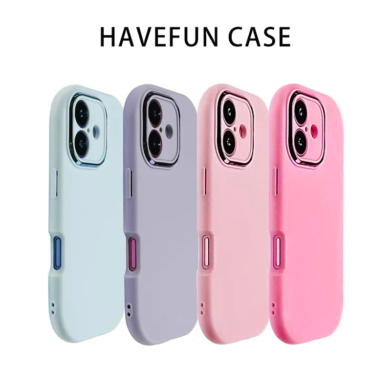 雅天立高级感小胖墩适用苹果16/17全包手机壳15小米14vivoppo华为