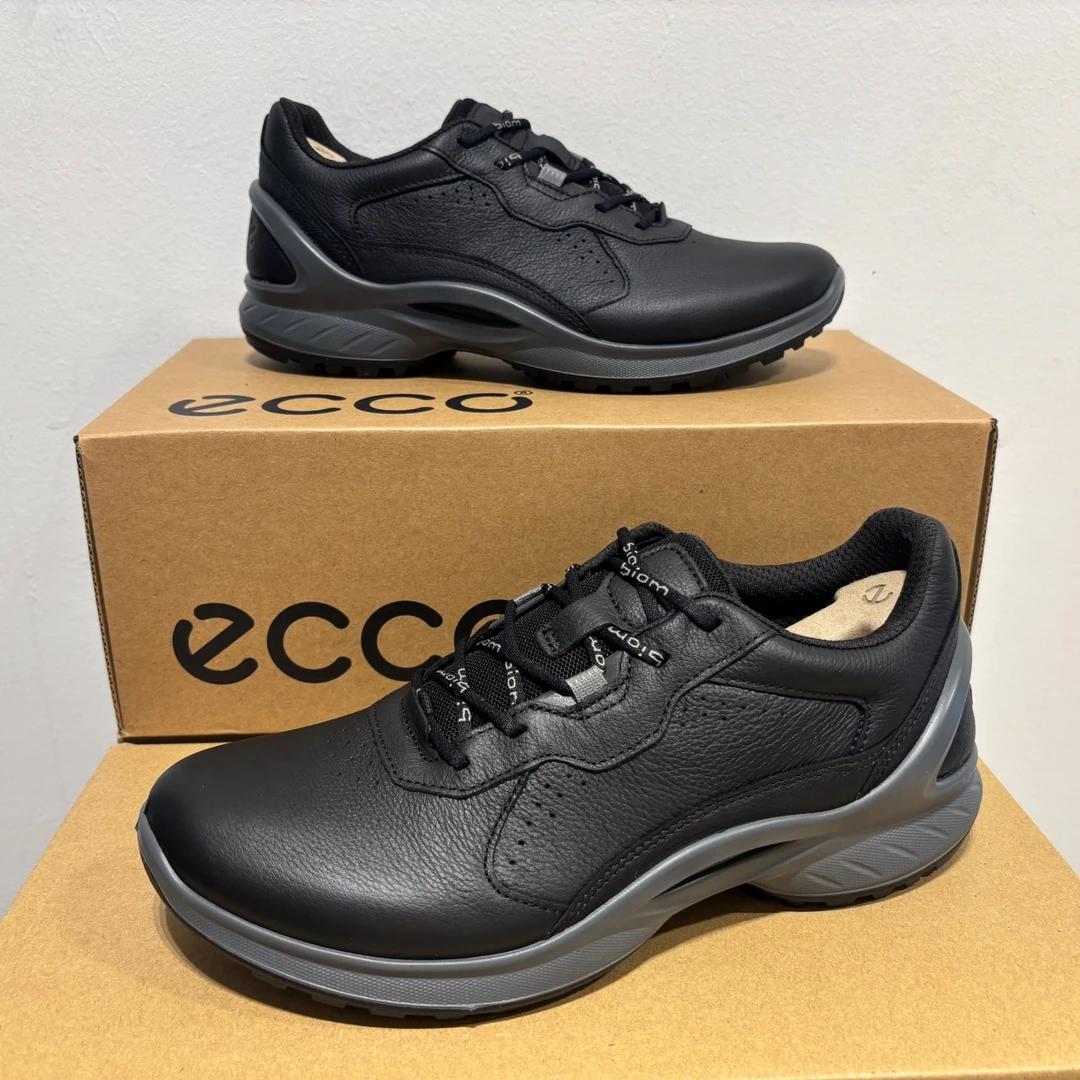 ECCO/爱步 25年新款小经典牛皮透气宽楦男鞋休闲运动鞋850804