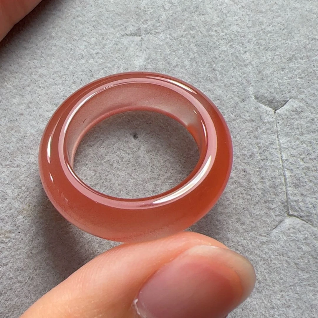 南红玛瑙跑环未镶嵌