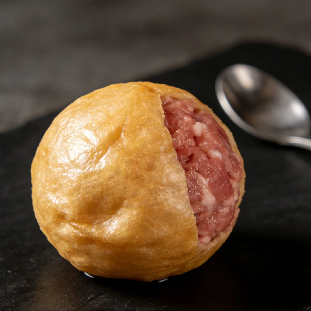 手工黑猪肉 油面筋塞肉 百叶包肉 顺丰包邮