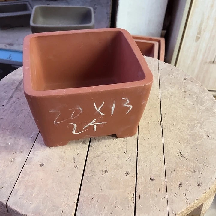 紫泥花盆透气花盆