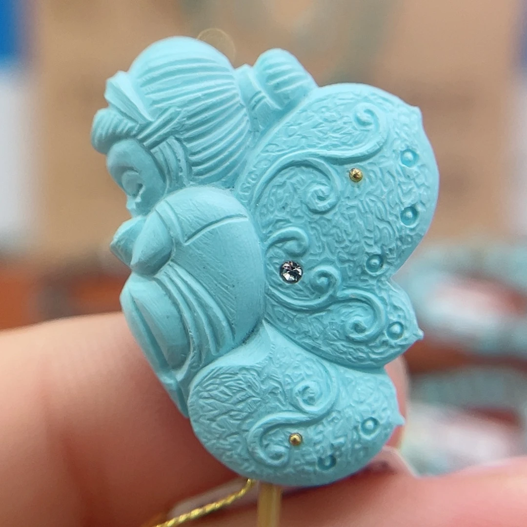 绿松石未镶嵌珠宝奇石