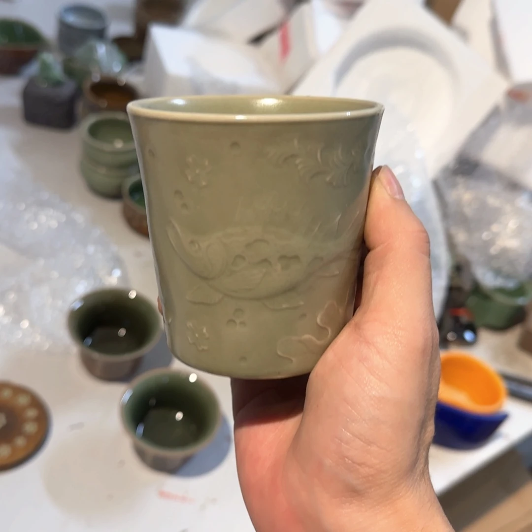 小金茶具青瓷茶器