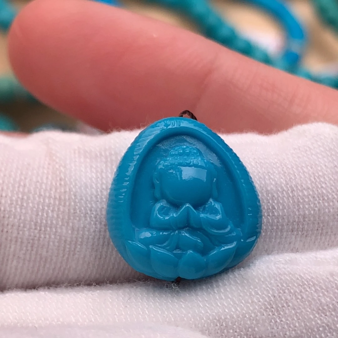 未镶嵌绿松石珠宝半成品