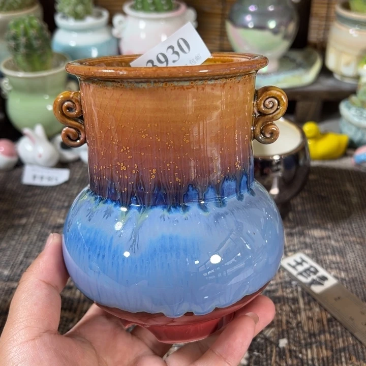 口7高12 手工花盆满30包邮
