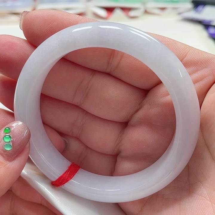 翡翠手镯未镶嵌缅甸翡翠手镯56圈