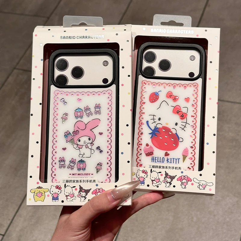 鎏金三丽鸥磁吸适用苹果16promax手机壳iPhone17/15/14/13保护套