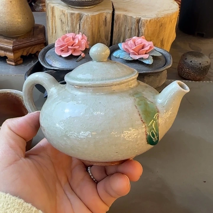 紫砂茶壶柴烧鼓励巡铺多多