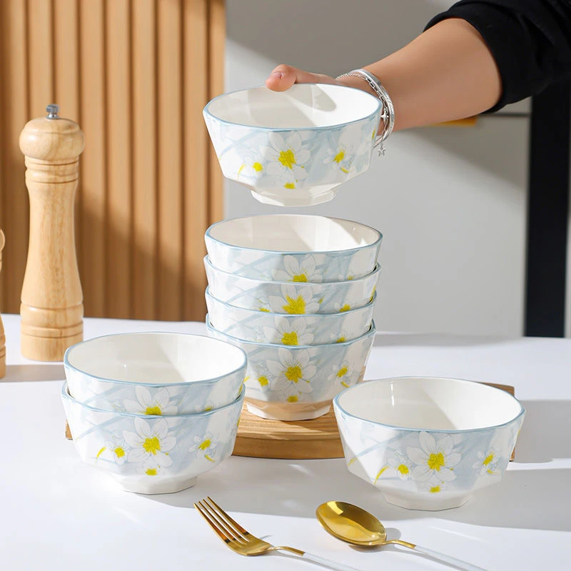 【水仙花5英寸砖石碗】水仙花5英寸砖石碗10支装