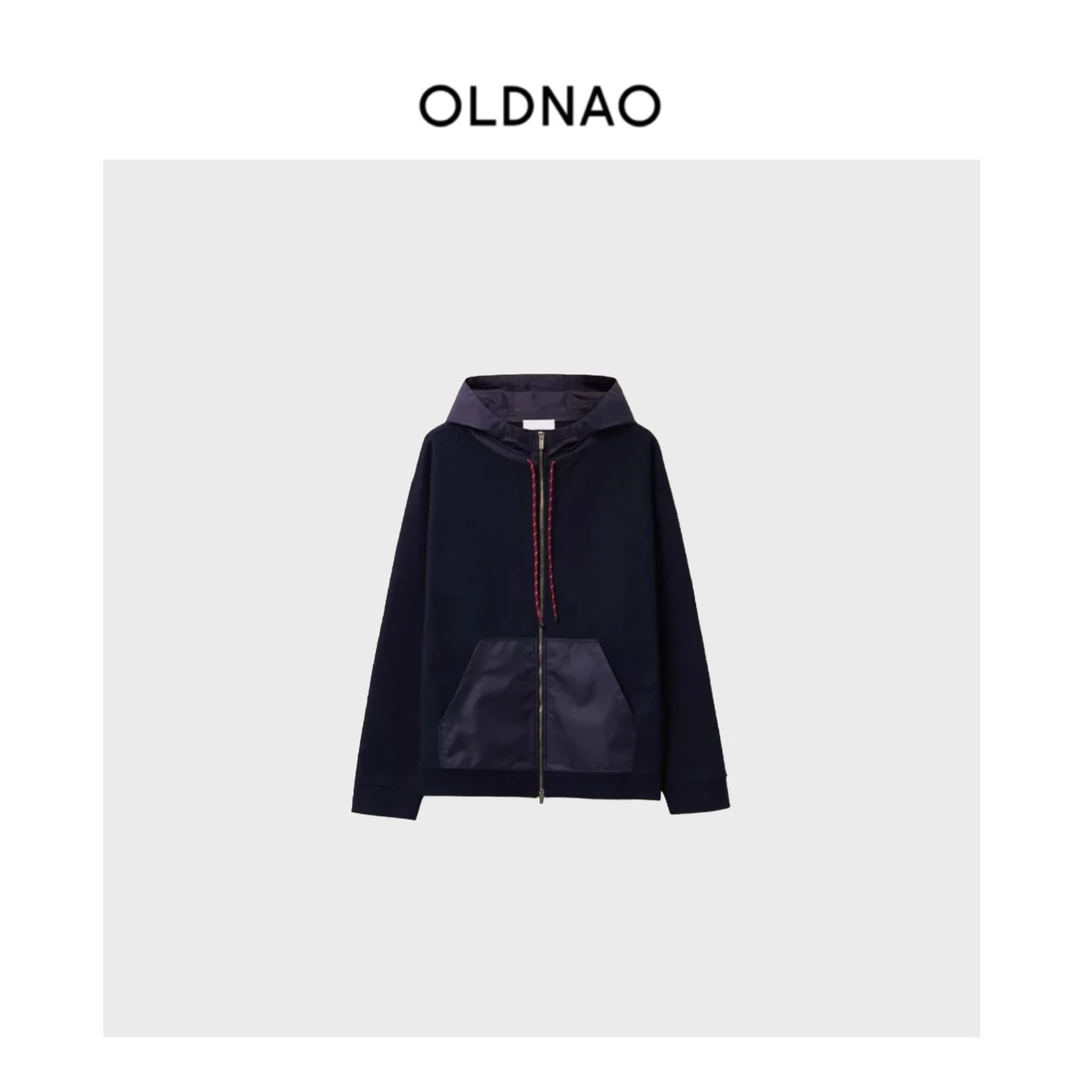 【OLDNAO】品牌订单线Miu风连帽抽绳拉链卫衣-ZDQ-25031