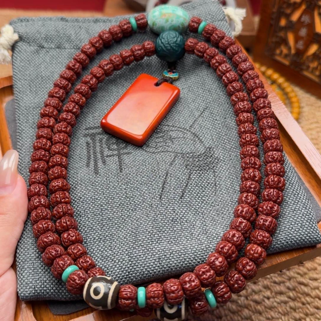 金刚菩提吊坠盘龙