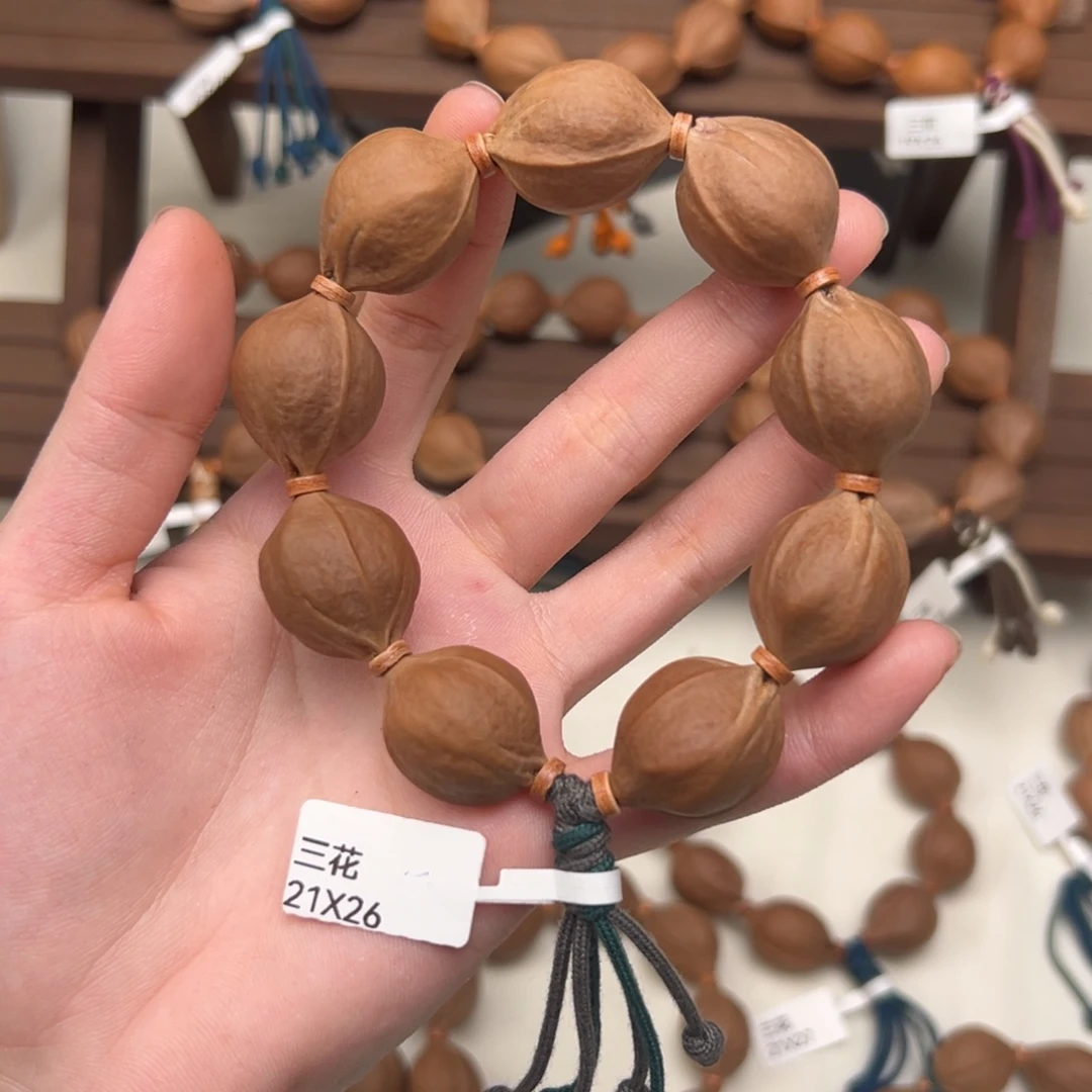 学***肉橄榄核手串/手链21.26梅林铁核