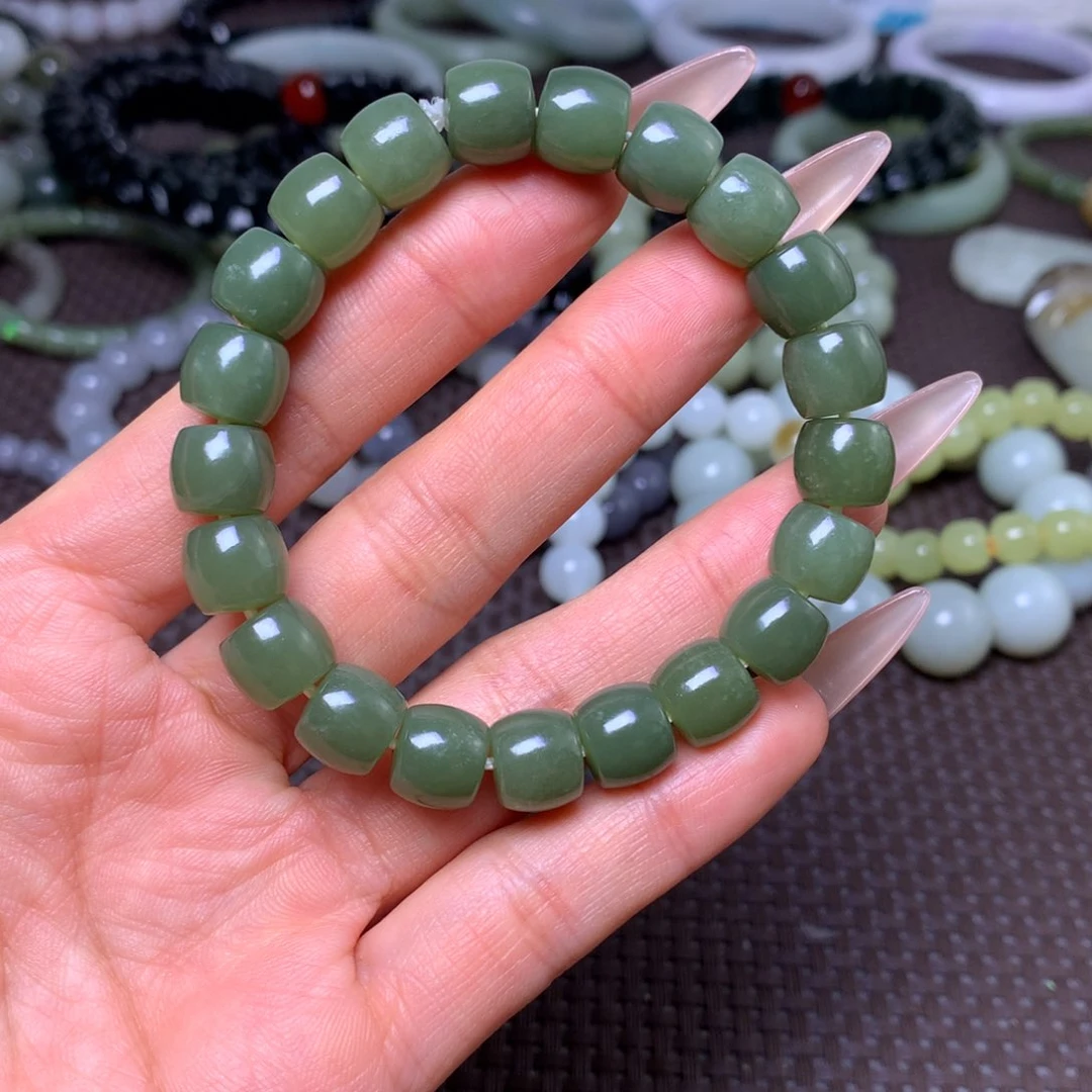 未镶嵌手串和田玉卡10